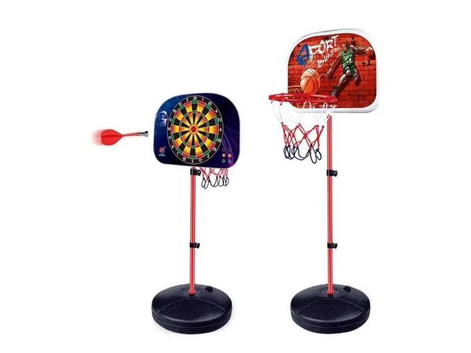 Spielset 2in1 Basketball Dart Darts 166cm im Wasserman.eu
