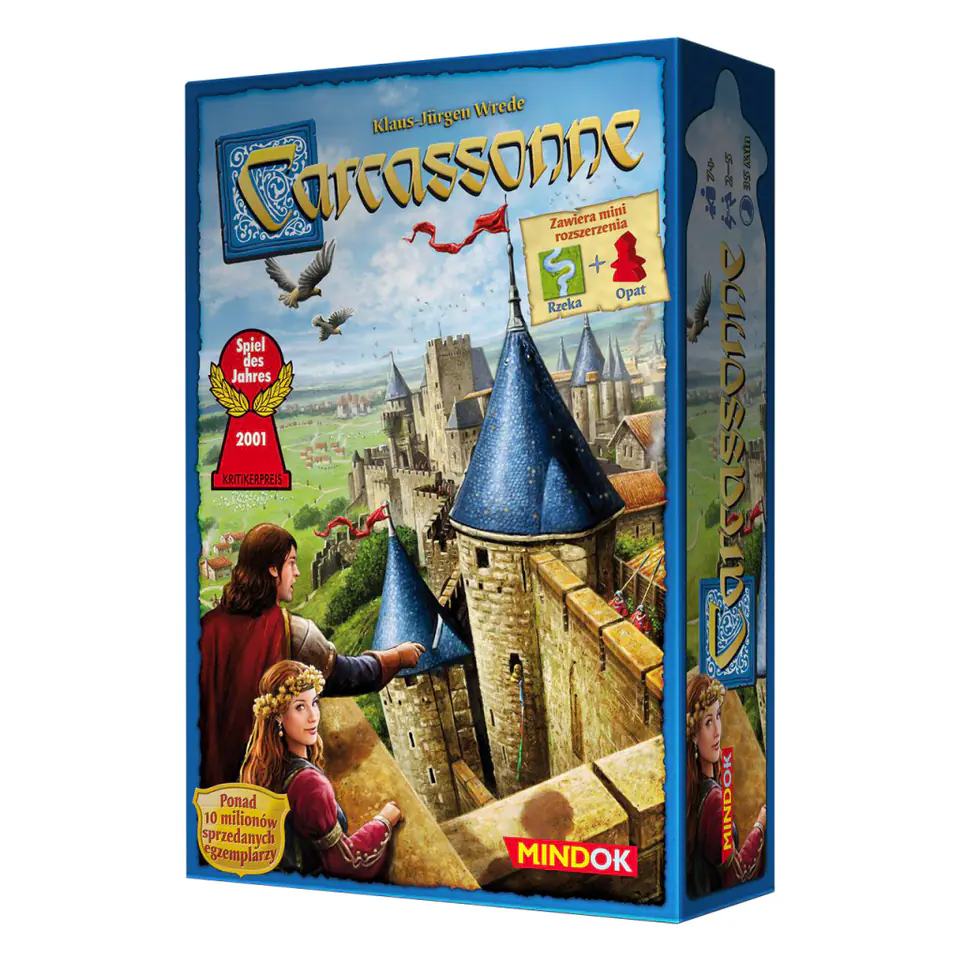 ⁨GRA PLANSZOWA CARCASSONNE 2ed - zestaw podstawowy BARD⁩ w sklepie Wasserman.eu