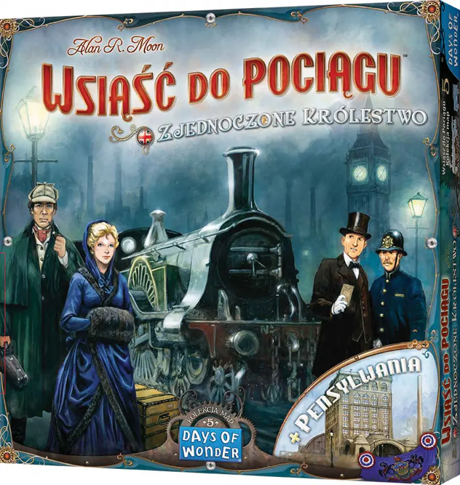 ⁨WSIĄŚĆ DO POCIĄGU- Kolekcja map nr4 - ZJEDNOCZONE KRÓLESTWO/PENSYLWANIA⁩ w sklepie Wasserman.eu