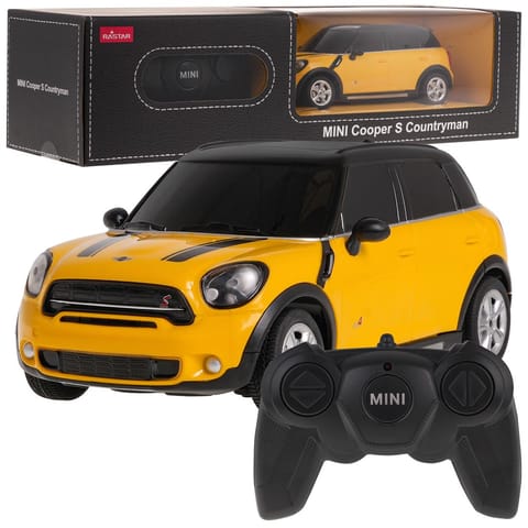 ⁨R/C 1:24 Mini Countryman Żółty RASTAR⁩ w sklepie Wasserman.eu