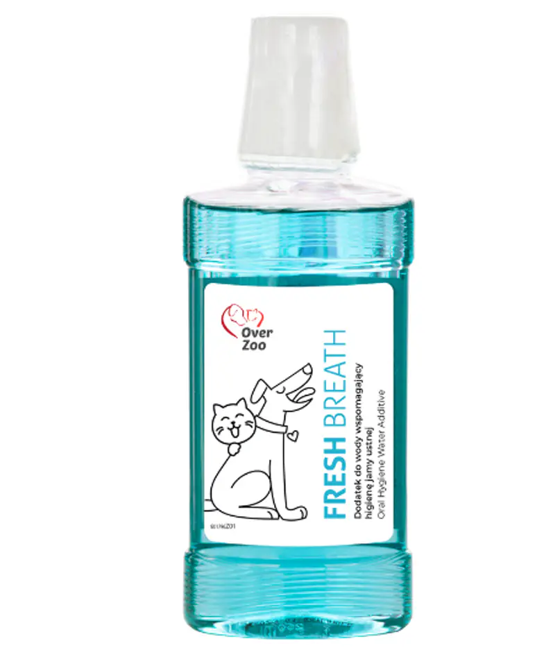 ⁨OVERZOO FRESH BREATH (Płyn do higieny pyska) 250ml⁩ w sklepie Wasserman.eu