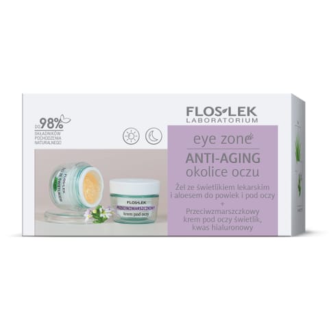 ⁨FLOSLEK Zestaw prezentowy Eye Zone Anti - Aging okolice oczu⁩ w sklepie Wasserman.eu