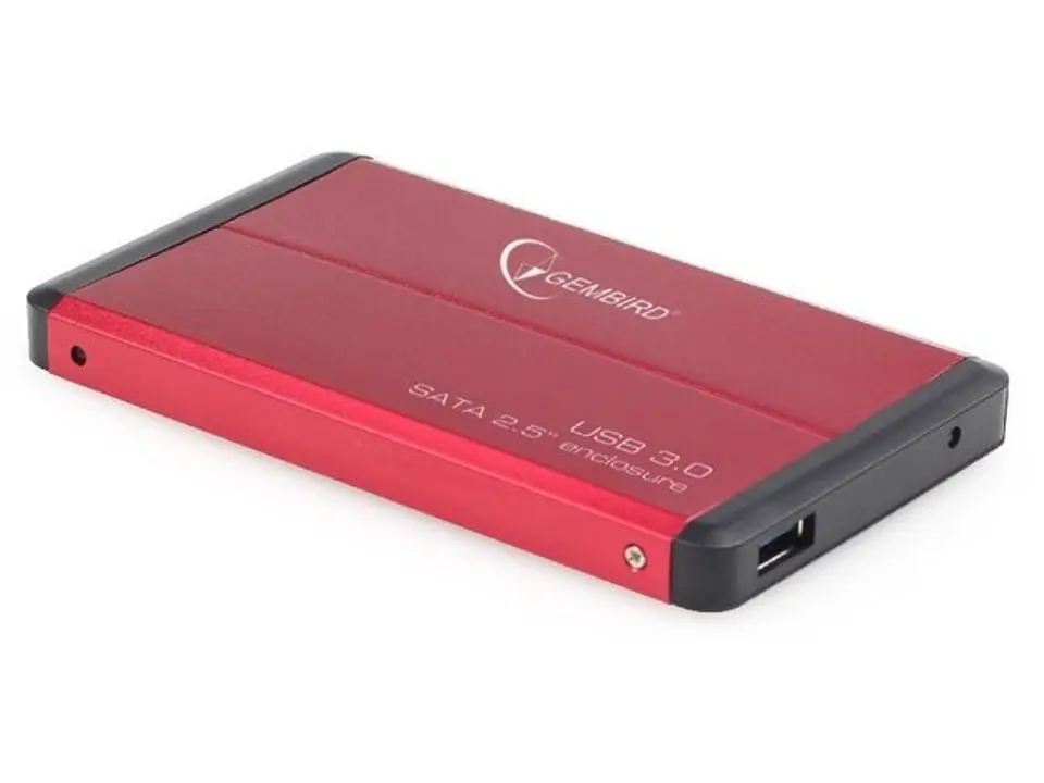 External HDD Enclosure 2.5'' USB 3.0 Red at Wasserman.eu