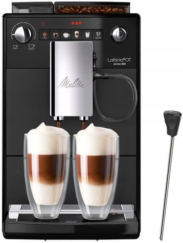 Melitta Latticia espresso machine with lance F300-101 Black at Wasserman.eu