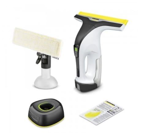 ⁨Kärcher WV 4-4 PLUS Battery set electric window cleaner 0.15 L Black, White, Yellow⁩ at Wasserman.eu