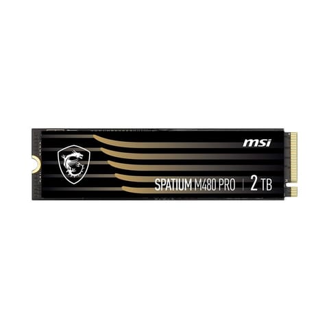 ⁨MSI SPATIUM M480 PRO PCIE 4.0 NVME M.2 2TB urządzenie SSD PCI Express 4.0 3D NAND⁩ w sklepie Wasserman.eu