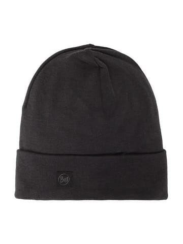 ⁨Czapka BUFF MERINO HEAVYWEIGHT BEANIE SOLID BLACK⁩ w sklepie Wasserman.eu