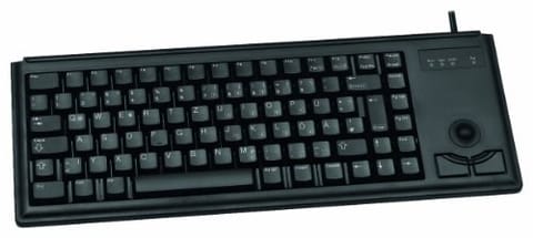 ⁨CHERRY G84-4400 klawiatura Uniwersalne USB QWERTZ Niemiecki Czarny⁩ w sklepie Wasserman.eu