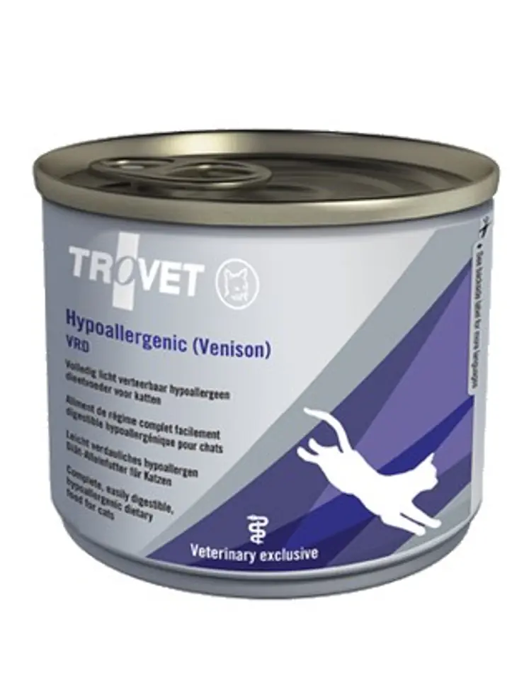 ⁨TROVET VRD Hypoallergenic Venison can 200g cat⁩ at Wasserman.eu