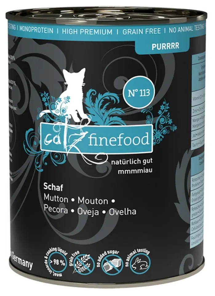 ⁨Catz Finefood Purrrr N.113 Owca puszka 400g⁩ w sklepie Wasserman.eu