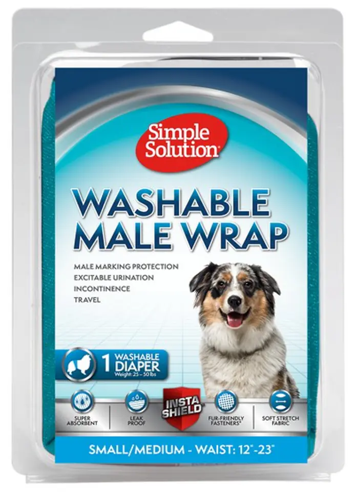 ⁨Simple Solution Washable diaper for dog M 1pc.⁩ at Wasserman.eu