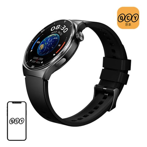 ⁨Smartwatch QCY GT2 (czarny)⁩ w sklepie Wasserman.eu