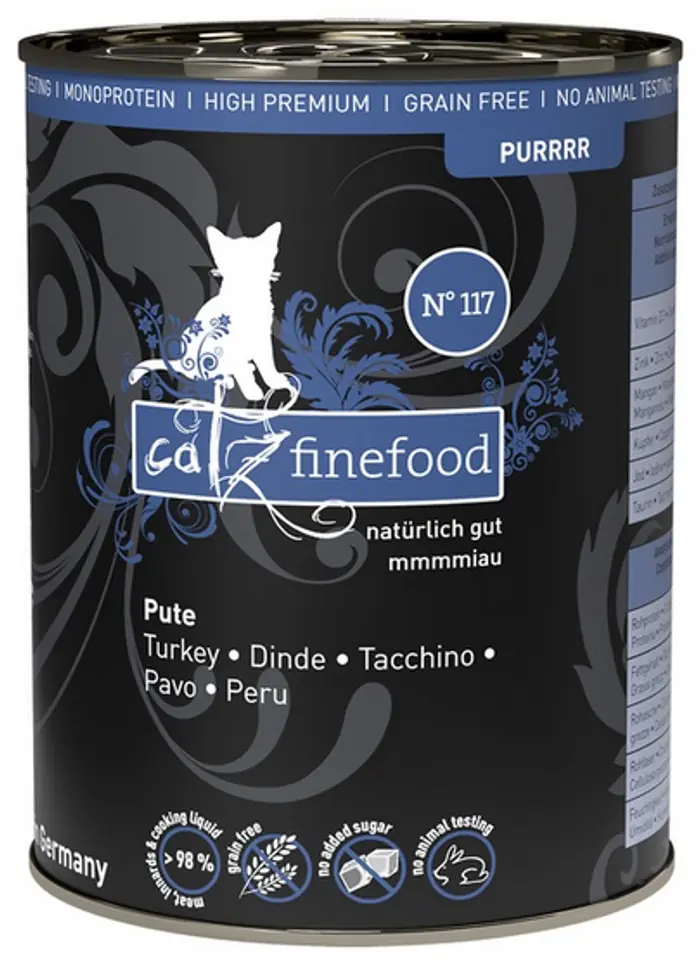 ⁨Catz Finefood Purrrr N.117 Indyk puszka 400g⁩ w sklepie Wasserman.eu