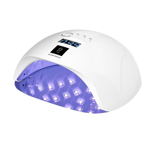 ⁨Lampa UV LED OCHO NAILS X13 65W biała z lustrzanym dnem⁩ w sklepie Wasserman.eu