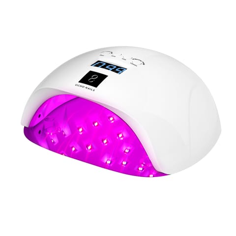 ⁨Lampa UV LED OCHO NAILS X13 65W plus biała z lustrzanym dnem⁩ w sklepie Wasserman.eu