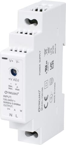 Yingjiao DIN power supply YSDS 5V 2,4A 12W at Wasserman.eu