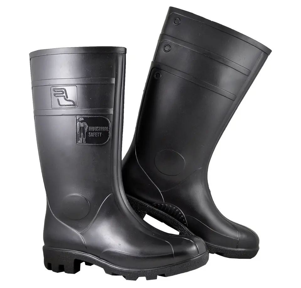 ⁨Men's wellies. black, (13157/a), pvc,o4 fo src,"42",ce,fagum⁩ at Wasserman.eu