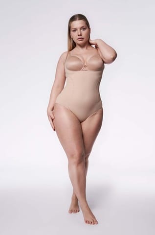 ⁨Body under the bust 219 slimming + silicone straps FREE! Natural (Size XXXL)⁩ at Wasserman.eu