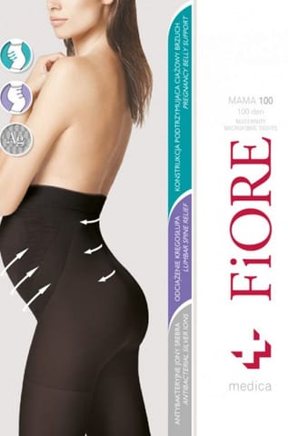 ⁨Fiore Mama 100 den M5215 maternity tights⁩ at Wasserman.eu