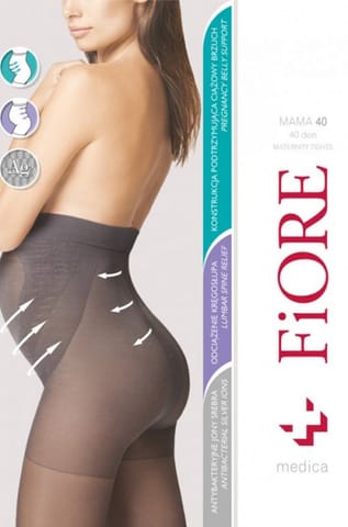 ⁨Tights Mama 40 M5209 Black (Size 3-M)⁩ at Wasserman.eu