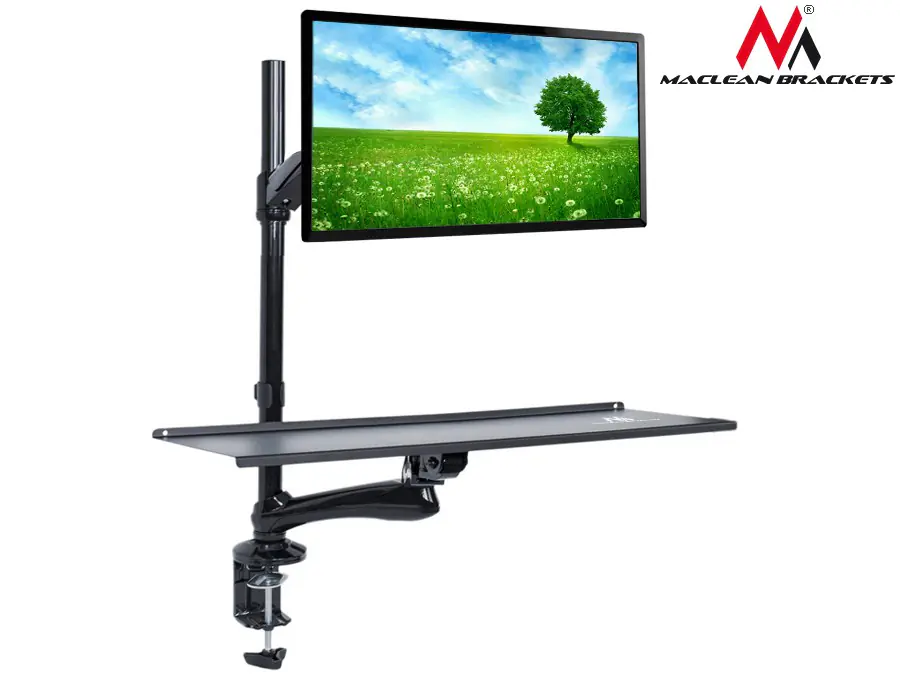 ⁨Maclean Holder, For Monitor and Keyboard, For Standing Sedentary Work, MC-681⁩ at Wasserman.eu