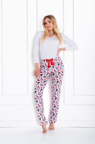 ⁨Pajamas Magic Moments White-Red (Size XL)⁩ at Wasserman.eu