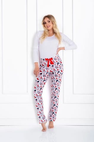 ⁨Pajamas Magic Moments White-Red (size S)⁩ at Wasserman.eu