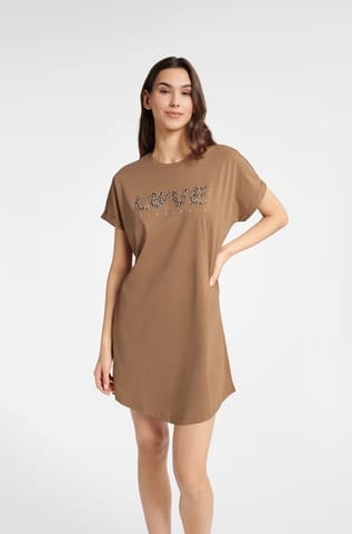 ⁨Koszulka Boutique 40616-88X Karmelowa (Rozmiar S)⁩ w sklepie Wasserman.eu