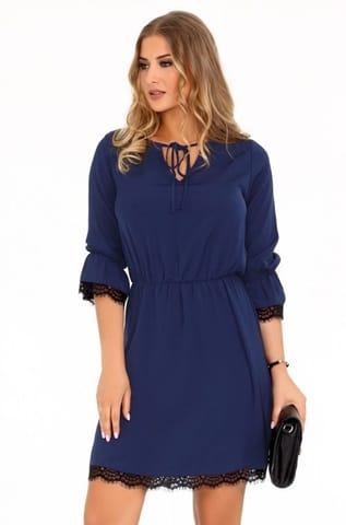 ⁨Shanice Dark Blue Dress Navy (size L)⁩ at Wasserman.eu