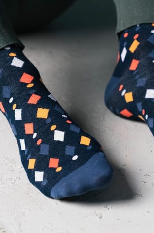 ⁨Diamonds socks 051-127 navy blue (size 39/42)⁩ at Wasserman.eu