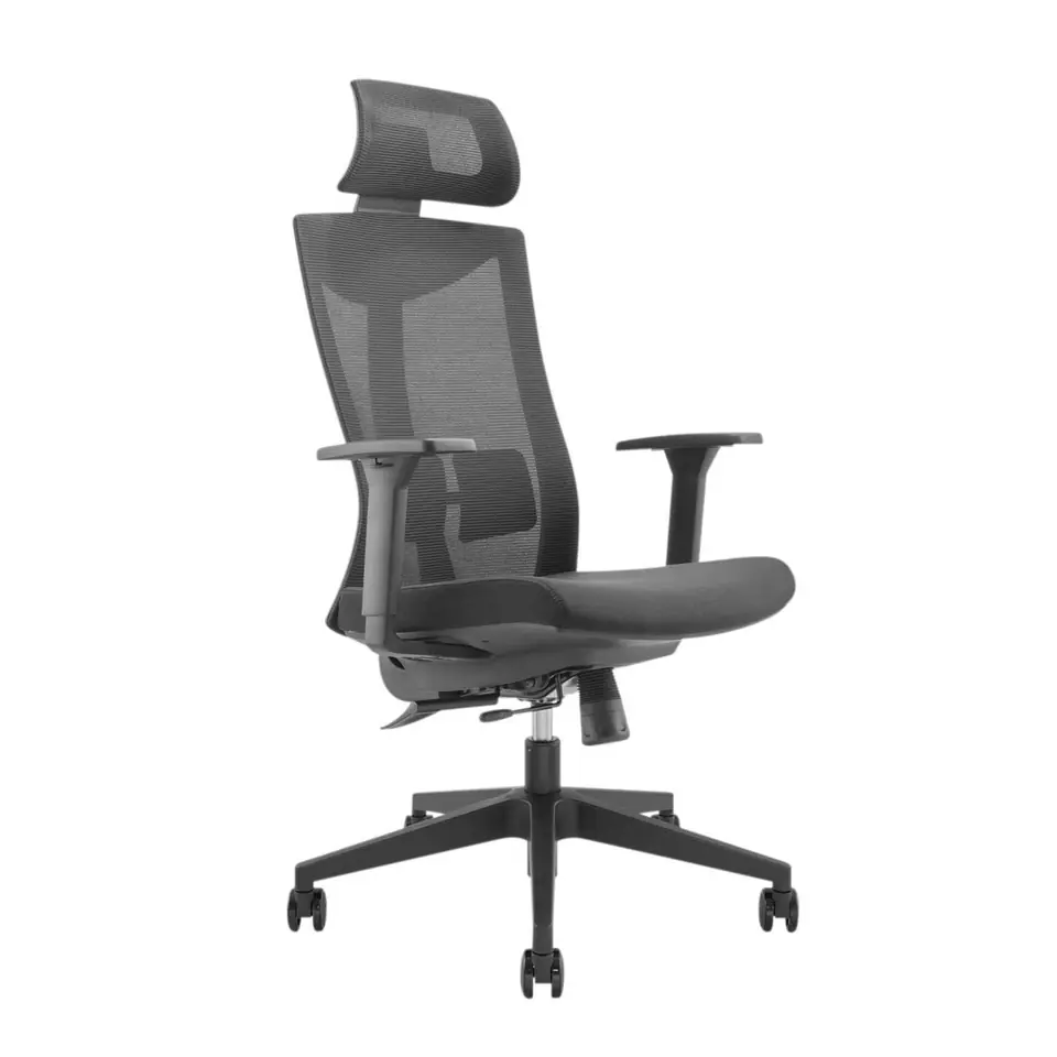 Krzesło biurowe ergonomiczne premium z wysokim oparciem Ergo Office, max 150kg, ER-414 w sklepie Wasserman.eu