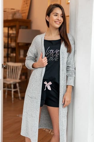 ⁨Cardigan Milee Grey Grey (Size L/XL)⁩ at Wasserman.eu