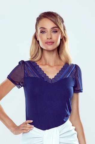 ⁨Blouse Elois navy blue (size S)⁩ at Wasserman.eu