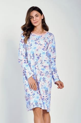 ⁨Koszula Ginny 3238 Biało-Niebieska (Rozmiar S)⁩ w sklepie Wasserman.eu