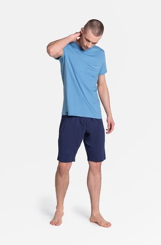 ⁨Piżama Duty 38881-95X Niebiesko-Granatowa (Rozmiar XXL)⁩ w sklepie Wasserman.eu