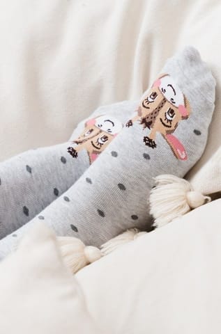 ⁨Socks 099-854 Melange light grey (size 35/37)⁩ at Wasserman.eu