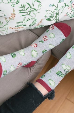 ⁨Socks 159-107 Melange Light Grey (size 35/37)⁩ at Wasserman.eu