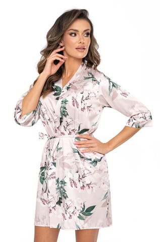 ⁨Szlafrok Nelly Dark Beige (Rozmiar 44)⁩ w sklepie Wasserman.eu