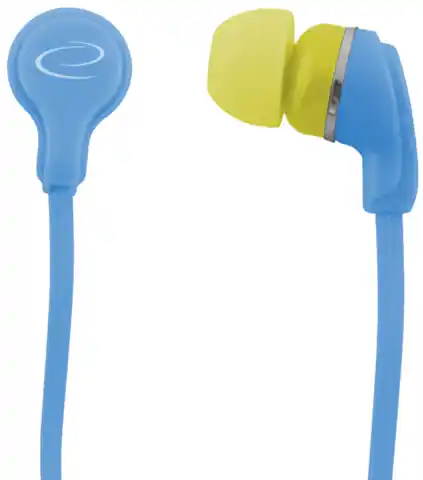 ⁨EH147T Esperanza in-ear headphones neon turquoise⁩ at Wasserman.eu
