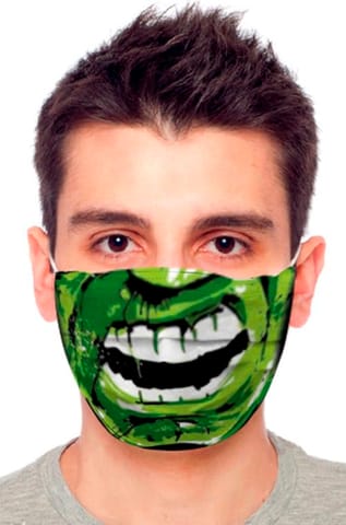 Mask ANS-H 109 Hulk Green-Black (Size Universal) at Wasserman.eu