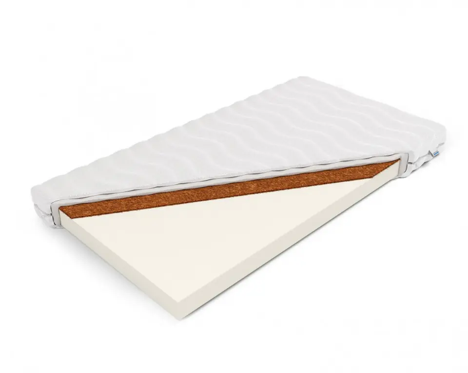 ⁨Frankhauer Foam mattress with coconut Kalliope (Margrita cover, size 200 x 200)⁩ at Wasserman.eu