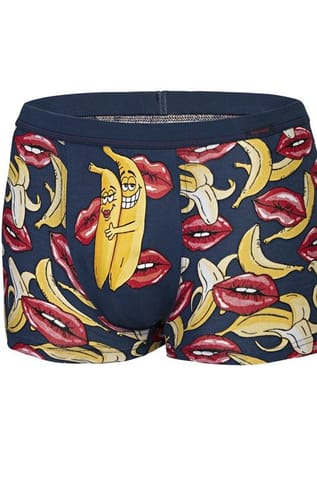 ⁨Bokserki Bananas 010/70 Jeans-Red-Yellow (Rozmiar S)⁩ w sklepie Wasserman.eu