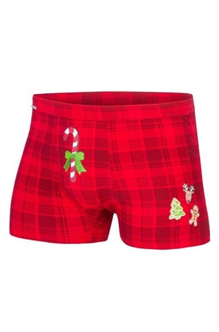 ⁨Boxers Candy Cane 017/42 Merry Christmas Red (Size S)⁩ at Wasserman.eu