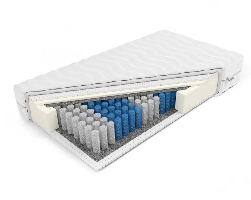 ⁨Frankhauer Pocket mattress with double-sided latex Eris (Dormia cover, size 90 x 200)⁩ at Wasserman.eu