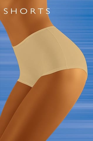 ⁨Shorty Shorts Beżowe (Rozmiar S)⁩ w sklepie Wasserman.eu