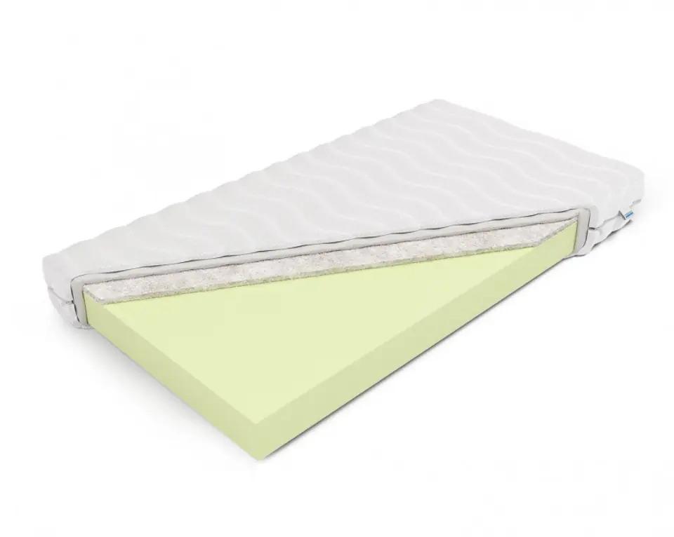 ⁨Frankhauer High elastic mattress with Kora wool (Dormia cover, size 140 x 200)⁩ at Wasserman.eu