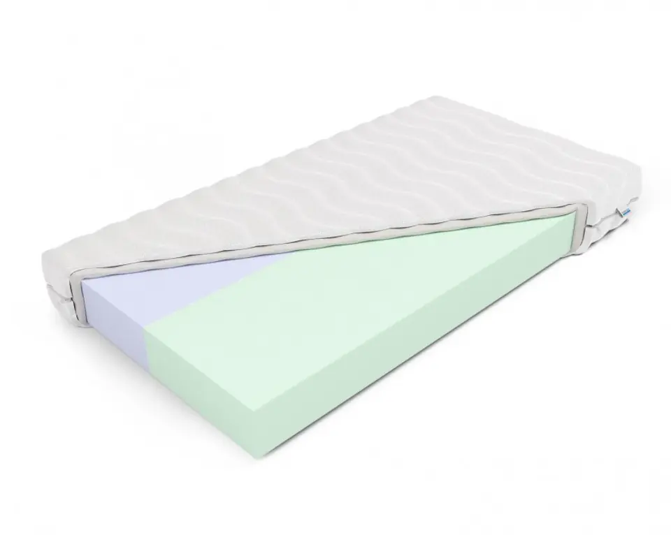 ⁨Frankhauer Highly elastic mattress Kaja and Theseus 19cm (aloe vera cover, size 140 x 200)⁩ at Wasserman.eu