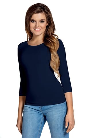 ⁨Blouse Manati 3/4 navy blue (size M)⁩ at Wasserman.eu