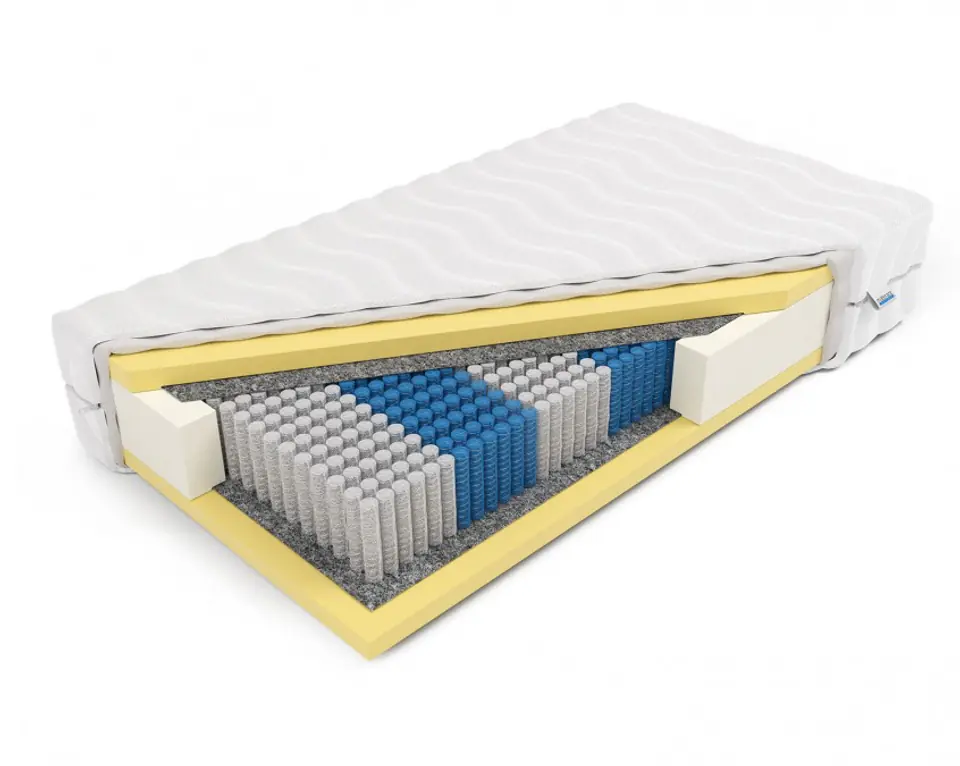 ⁨Frankhauer Mattress luxpocket memory Hephaestus (Dormia cover, size 80 x 200)⁩ at Wasserman.eu