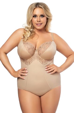 ⁨Body Gala K356 Beżowe (Rozmiar 80 D)⁩ w sklepie Wasserman.eu